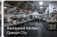 Restaurant kitchen stainless steel installation